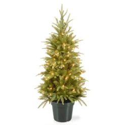 National Tree Company 4 Ft Weeping Spruce Tree With Clear Lights
