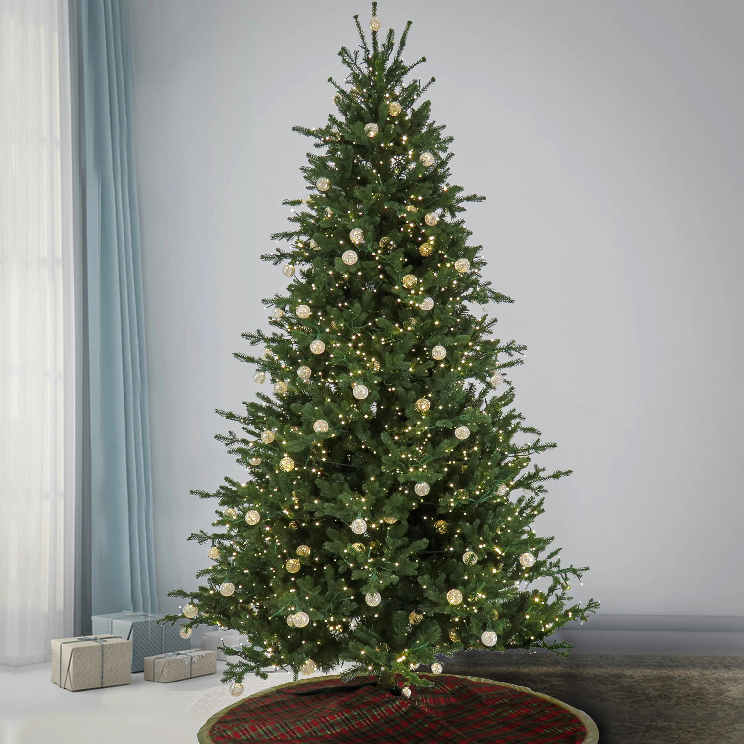 National Tree Company 7.5 Ft Pre-Lit Aspen Pine Tree With LED Lights - Image 2