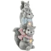 National Tree Company 19" LED Squirrel Trio Fuguerine