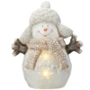 National Tree Company 15" Snowman With Snowflake Lights
