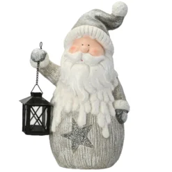 National Tree Company 15" Winter Santa Candleholder Figuerine