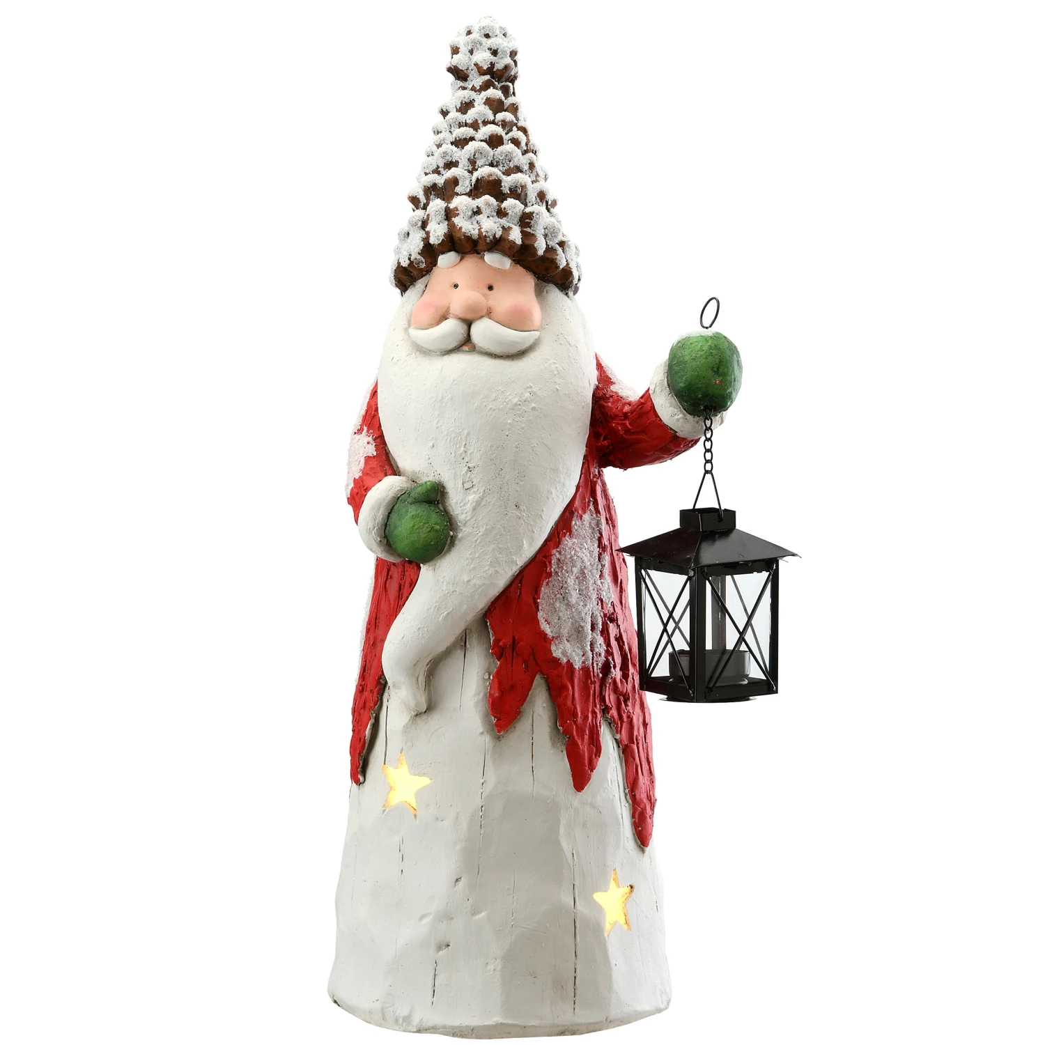 National Tree Company 21" Lighted Old World Santa Candleholder