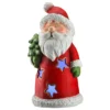 National Tree Company 17" Santa Figuerine With Flashing Multicolor Light