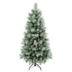 National Tree Company First Traditions Perry Hard Needle Christmas Tree, 4.5 Ft