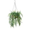 National Tree Company 21" Fern Leaves Hanging Basket