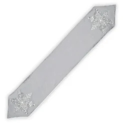 National Tree Company 72in Snowflake Table Runner