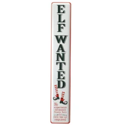 National Tree Company 47" Elf Wanted Wall Sign