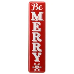 National Tree Company 31" Be Merry Holiday Wall Sign