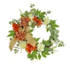 National Tree Company 24" Harvest Wreath With Hydrangea & Rose