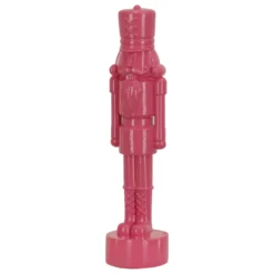 National Tree Company 18" HGTV Home Collection Nutcracker Christmas Decor, Pink