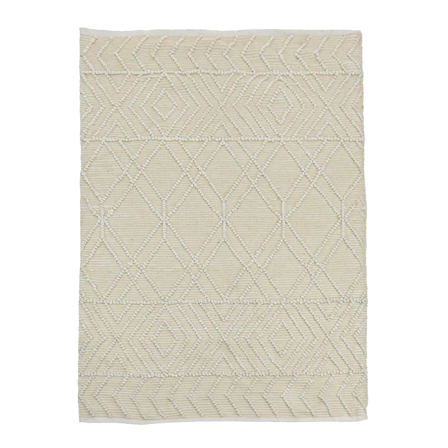 National Tree Company 5x7 Hand Woven Outdoor Rug, Sand