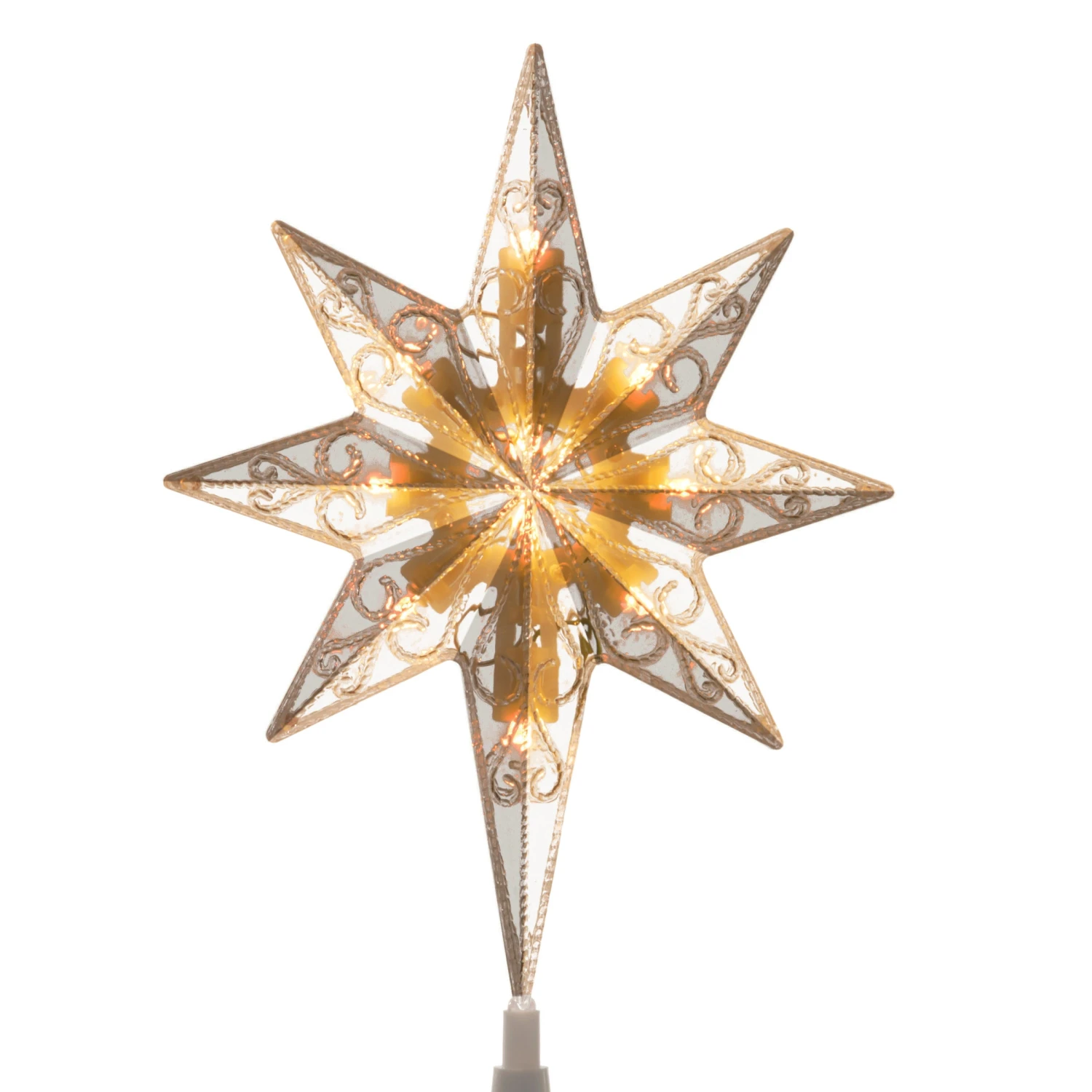 National Tree Company 11" Tree Top Star With Battery Operated Dual Color® LED Lights