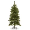 National Tree Company Artificial Slim Christmas Tree, Green, Tiffany Fir, Includes Stand, 4.5 Feet