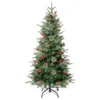 National Tree Company First Traditions Virginia Blue Pine Christmas Tree With Hinged Branches, 4.5 Ft